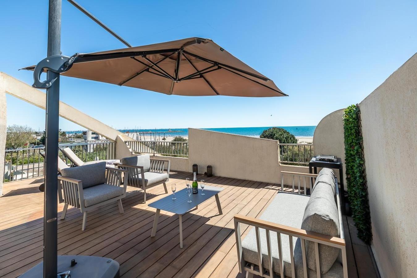 Suite Terrasse Xxl - Front De Mer - Parking - Ambiance Plage La Grande Motte Exterior photo